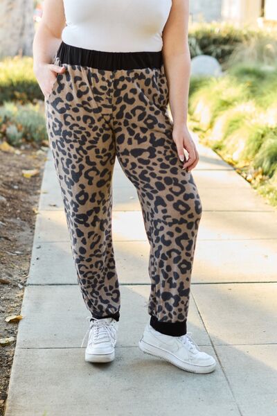 Celeste Design Women's Stretch Sweatpants S-3X Jogger Pants in Plaid and  Animal Print 
