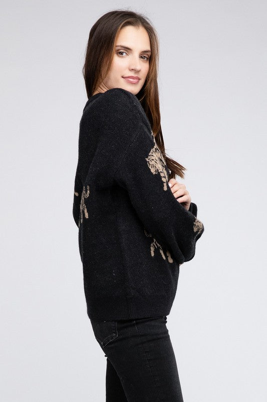 Tiger Pattern Sweater RTS