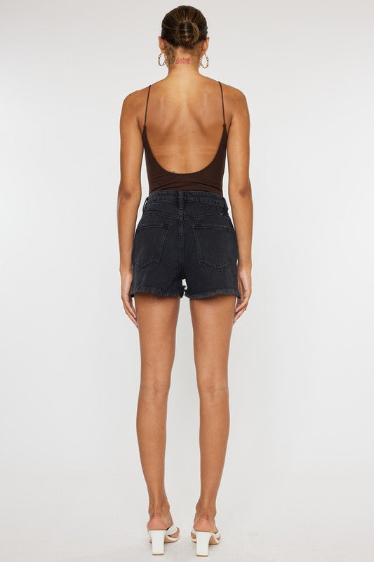 Kancan High Rise Denim Shorts