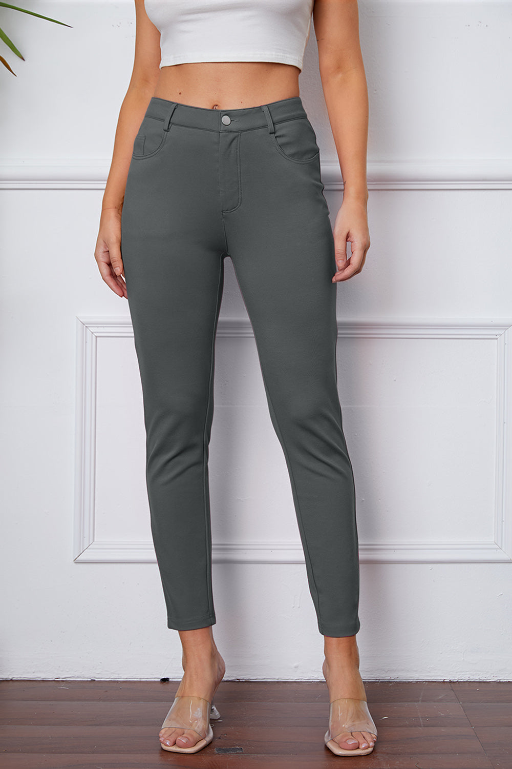 The BEST High Waist Skinny Pants