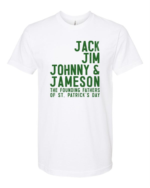 Jack Jim Johnny Jameson St Patrick's Day Graphic Tee