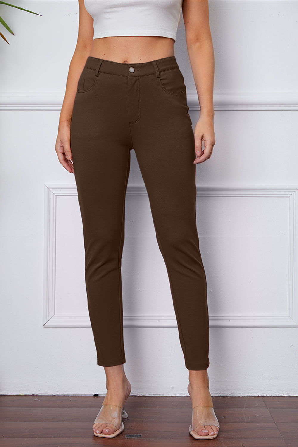 The BEST High Waist Skinny Pants