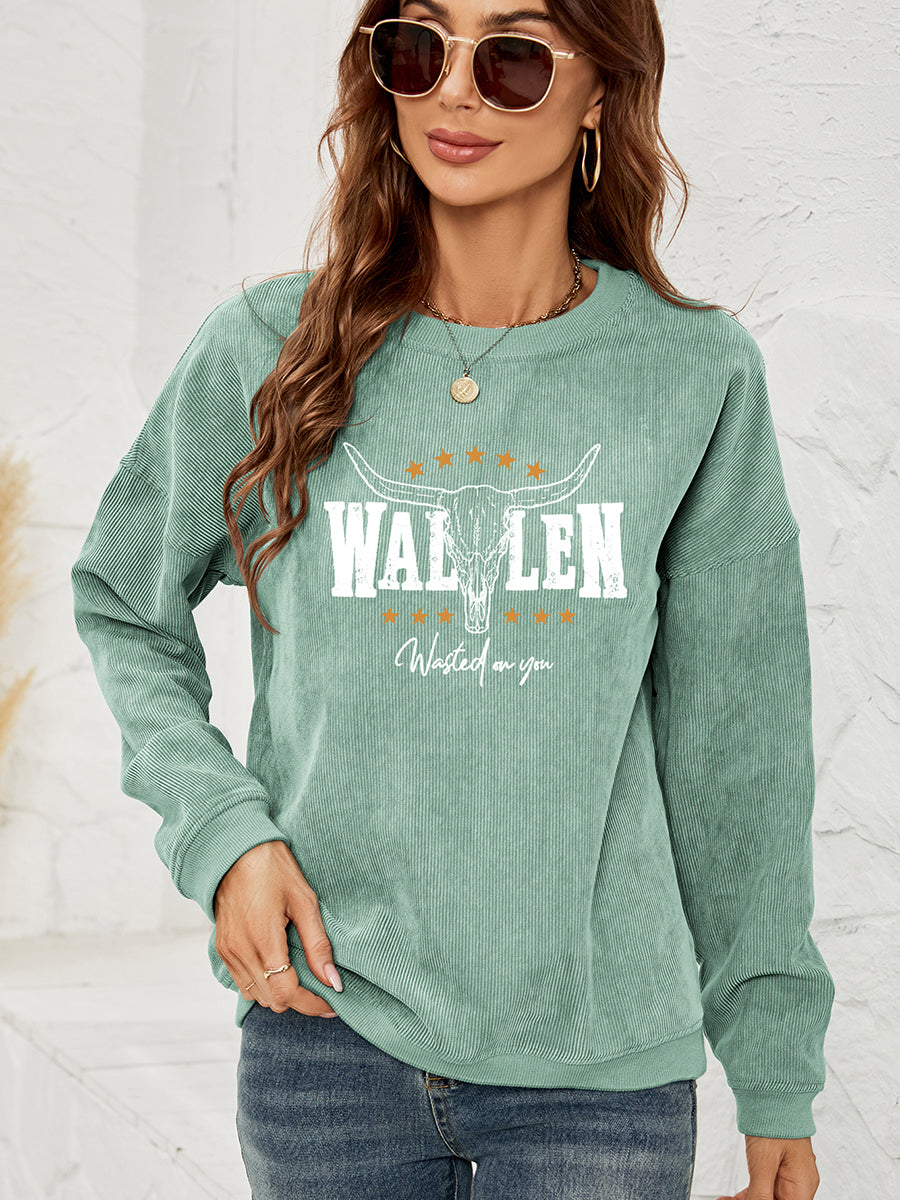 Wallen THE HELL I WON'T Graphic Sweatshirt