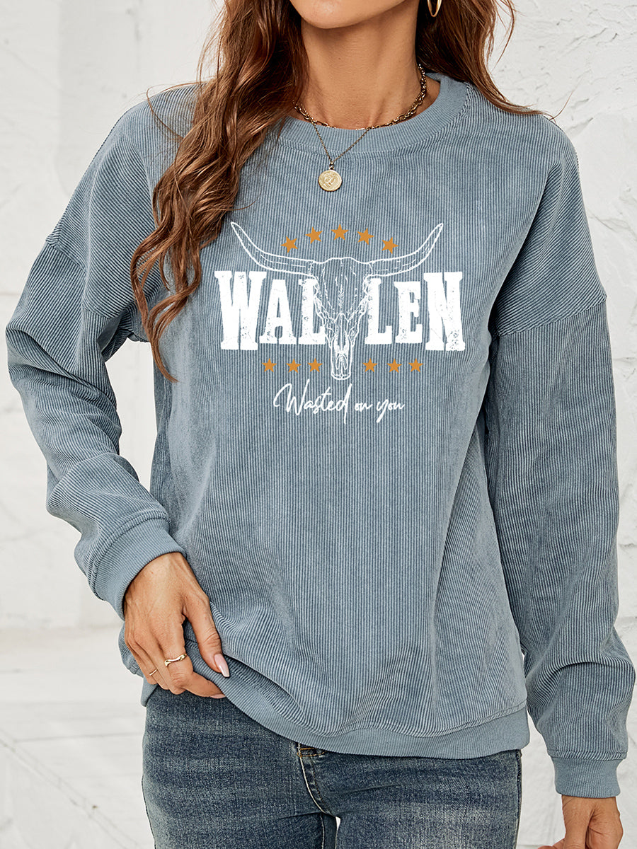 Wallen THE HELL I WON'T Graphic Sweatshirt