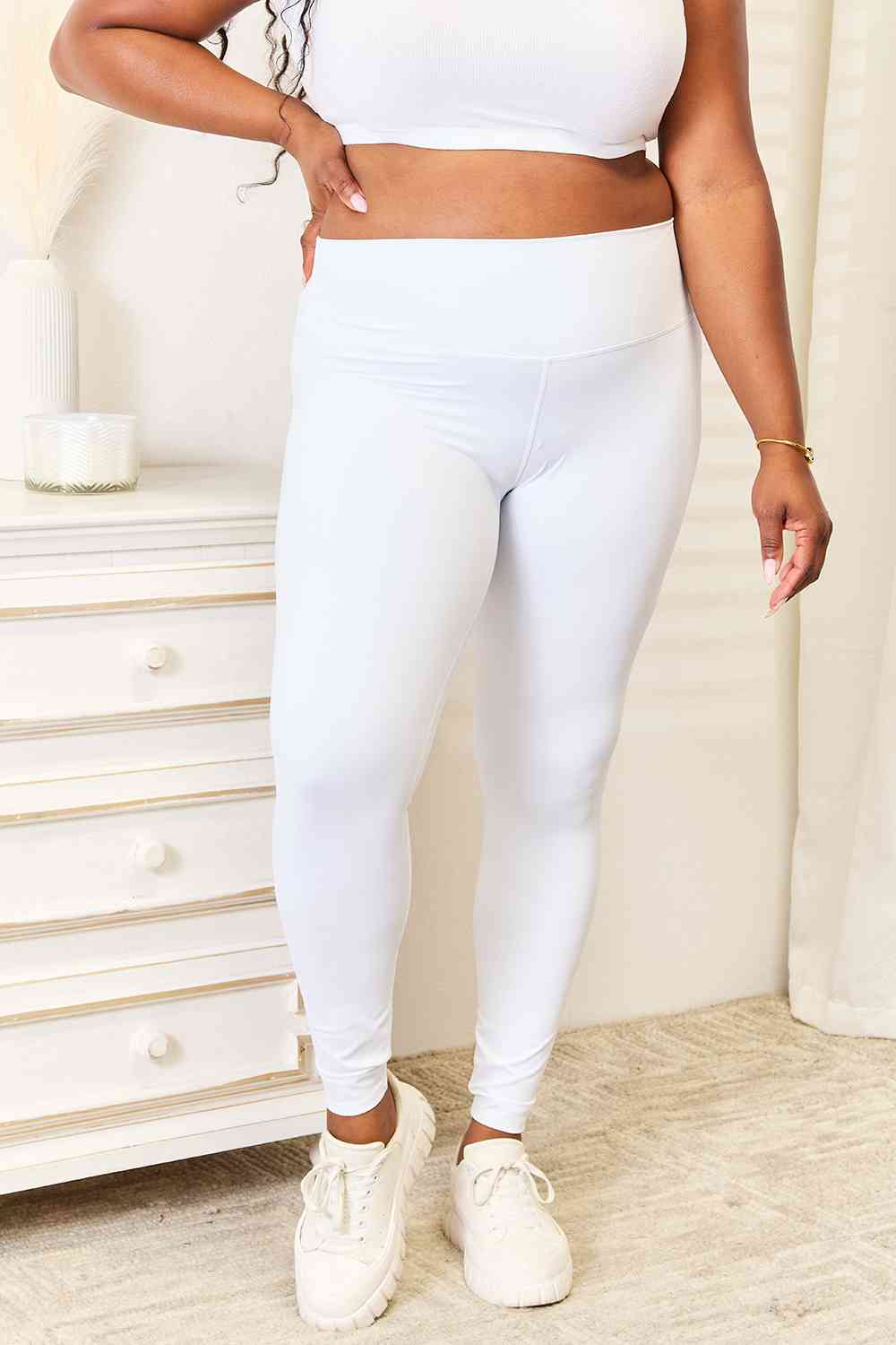 Let's Move Wide Waistband Sports Leggings - READY TO SHIP