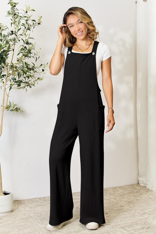 Top Selling Wide Strap Overalls with Pockets - RTS