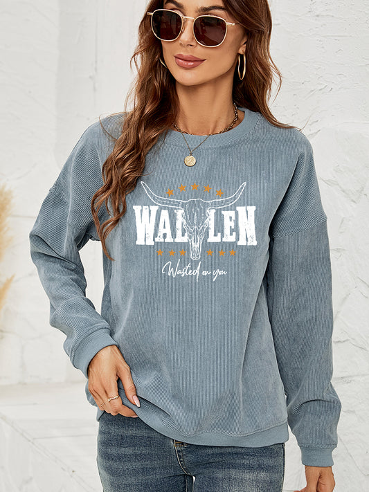 Wallen THE HELL I WON'T Graphic Sweatshirt