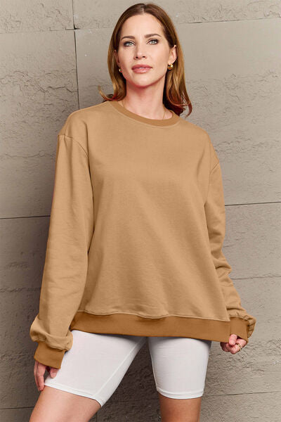 Simply Love ENJOY THE LITTLE THINGS Round Neck Sweatshirt