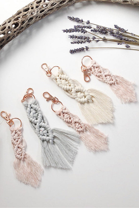 Braided Fringe Keychain