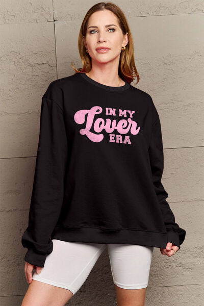 Simply Love N MY LOVER ERA Round Neck Sweatshirt