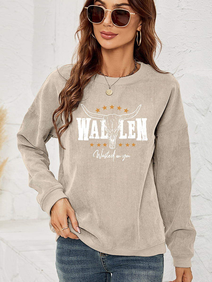 Wallen THE HELL I WON'T Graphic Sweatshirt