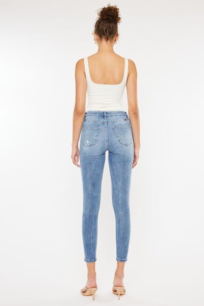 Kancan High Rise Cat's Whiskers Skinny Jeans