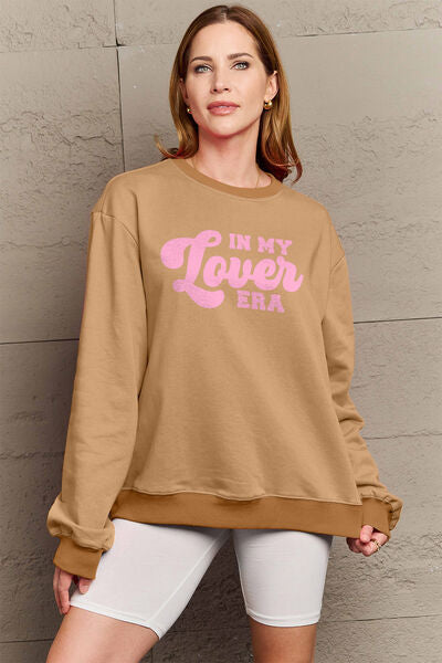 Simply Love N MY LOVER ERA Round Neck Sweatshirt