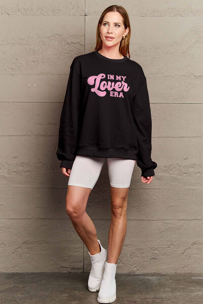 Simply Love N MY LOVER ERA Round Neck Sweatshirt