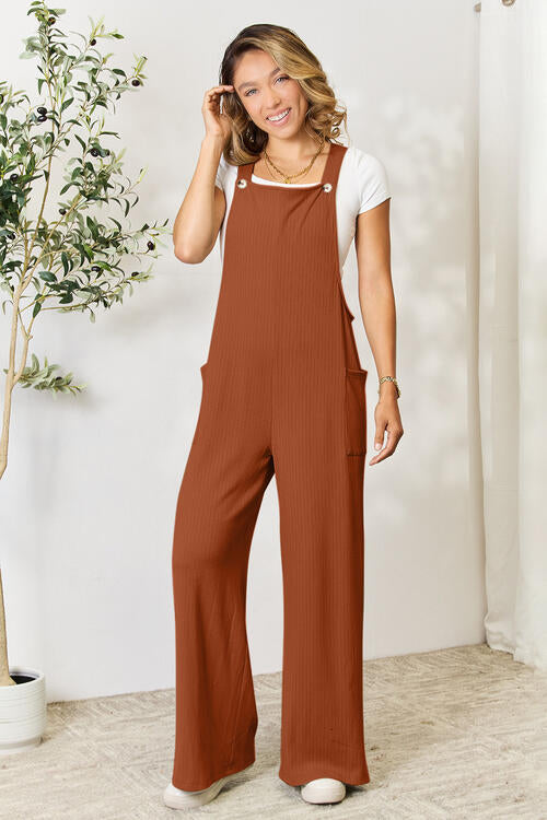 Top Selling Wide Strap Overalls with Pockets - RTS