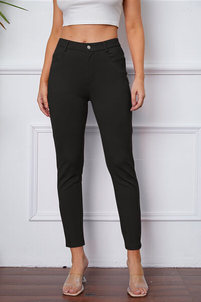 The BEST High Waist Skinny Pants