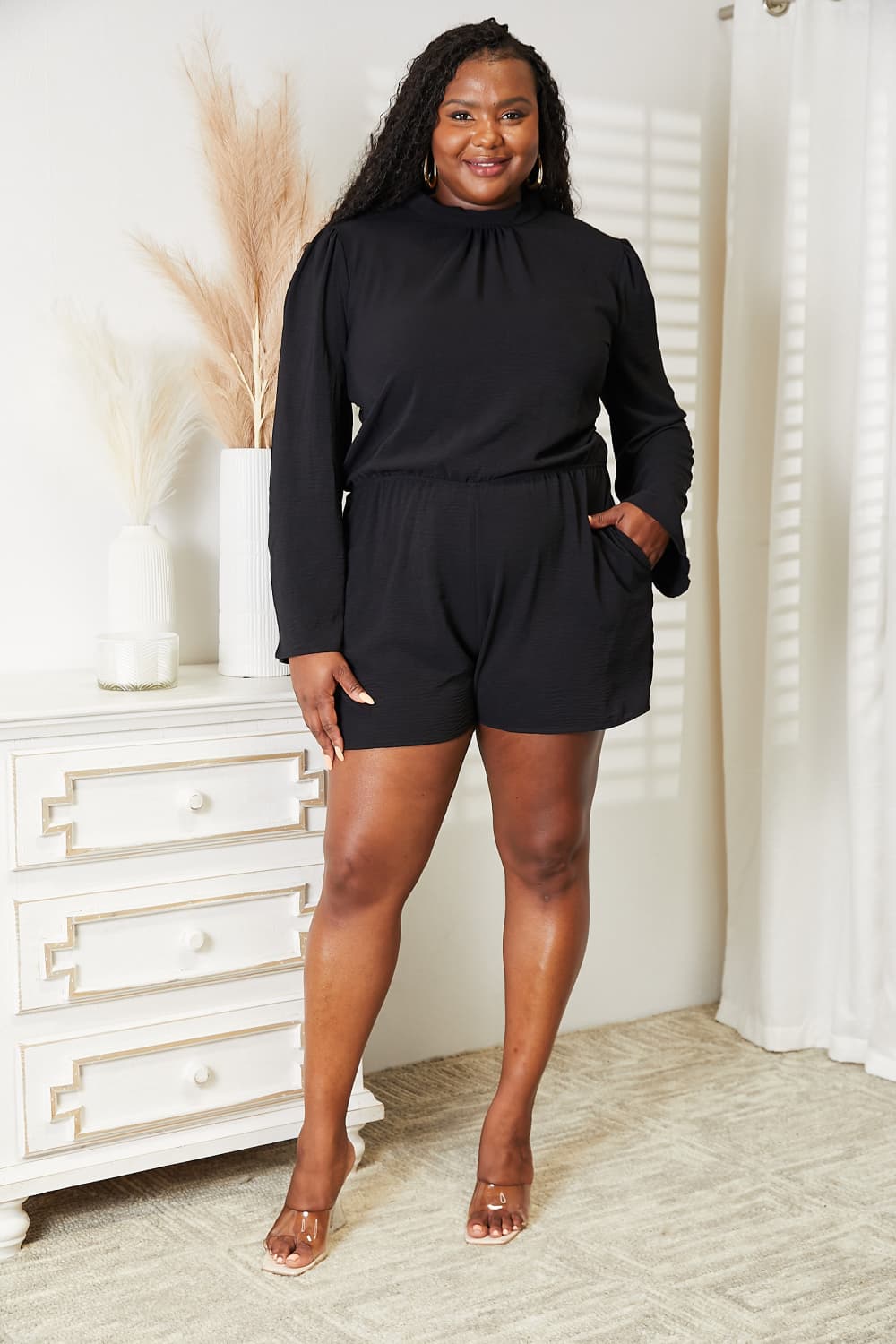 Culture Code Full Size The One Romper with Pockets