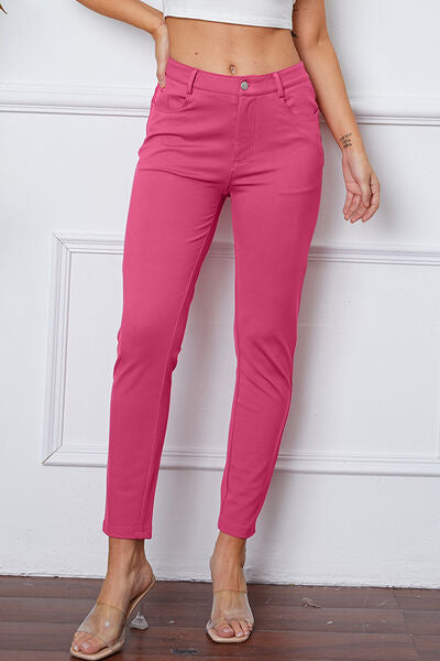 The BEST High Waist Skinny Pants