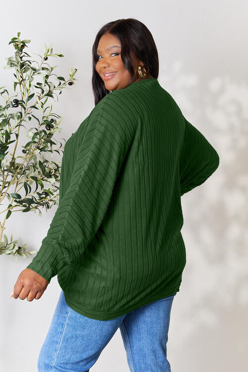 Chilly Babe Ribbed Cocoon Cardigan