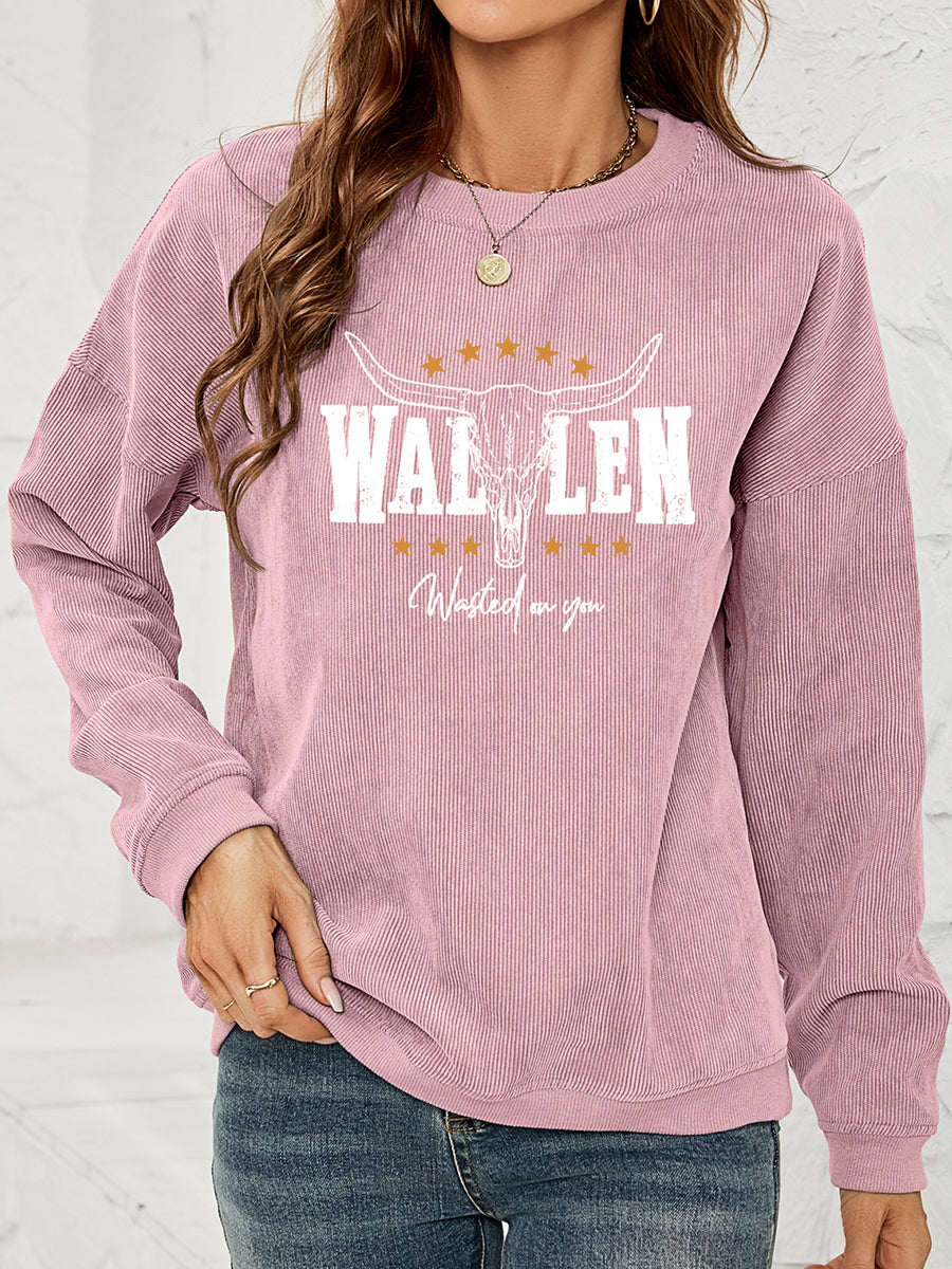 Wallen THE HELL I WON'T Graphic Sweatshirt