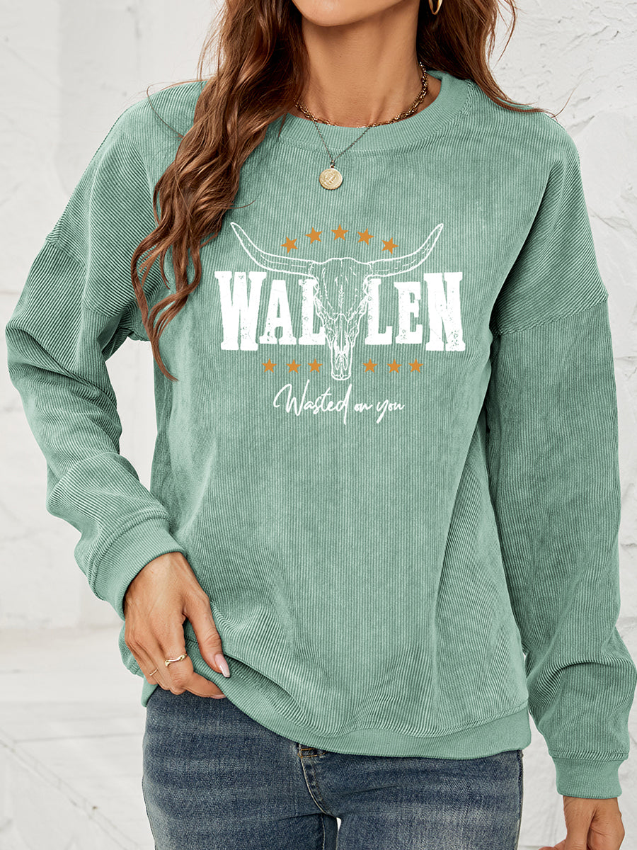 Wallen THE HELL I WON'T Graphic Sweatshirt