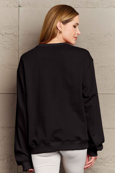 Simply Love CIAO！Round Neck Sweatshirt