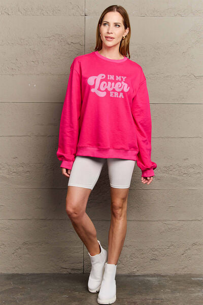 Simply Love N MY LOVER ERA Round Neck Sweatshirt