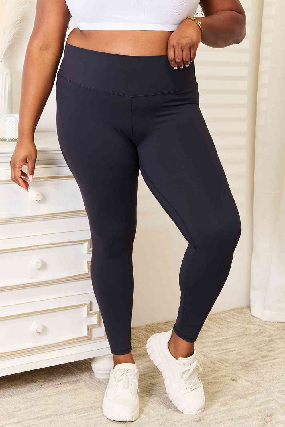 Let's Move Wide Waistband Sports Leggings - READY TO SHIP