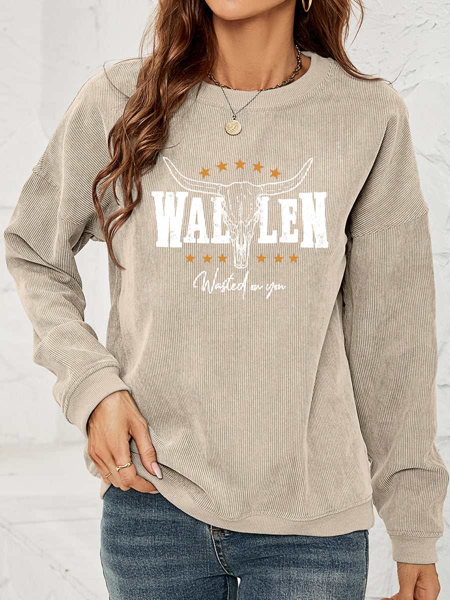 Wallen THE HELL I WON'T Graphic Sweatshirt