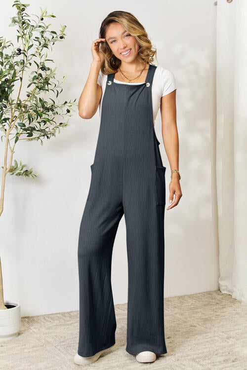 Top Selling Wide Strap Overalls with Pockets - RTS